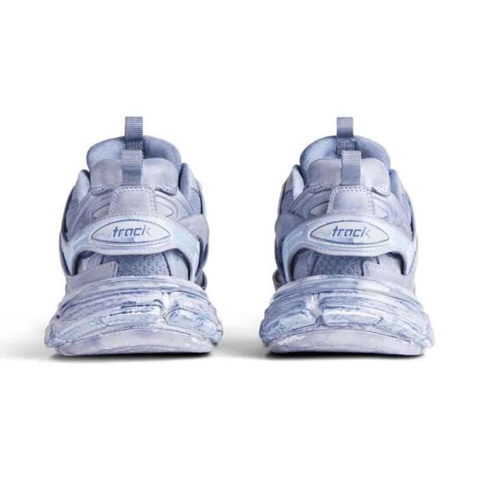 Track panelled sneakers