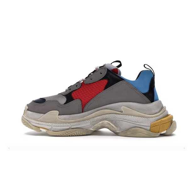 Triple S Grey Red Blue