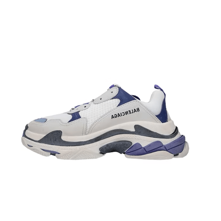 Triple S White Purple